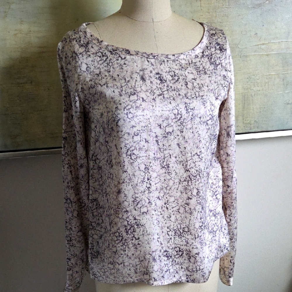 Silk Club Monaco blouse